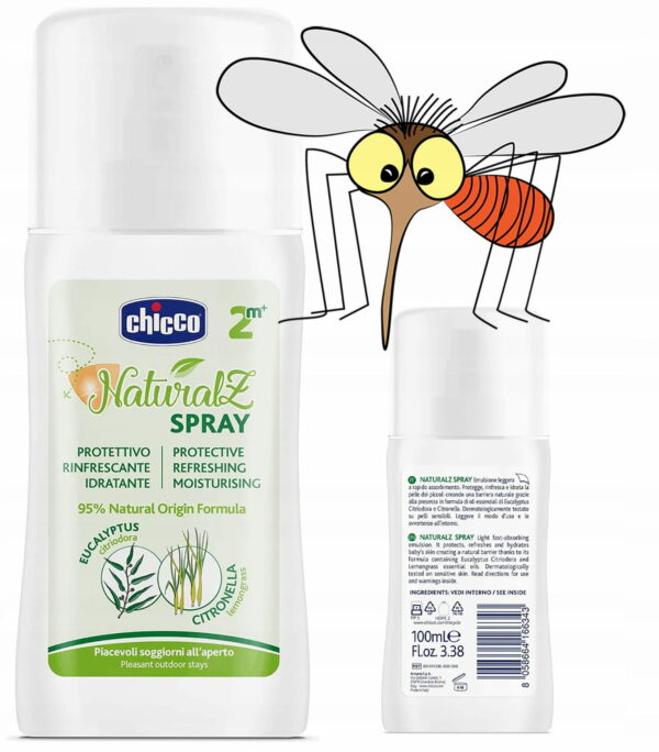 CHICCO NATURALZ SPRAY EMULSION ANTI MOUSTIQUE 2M+ 100ML