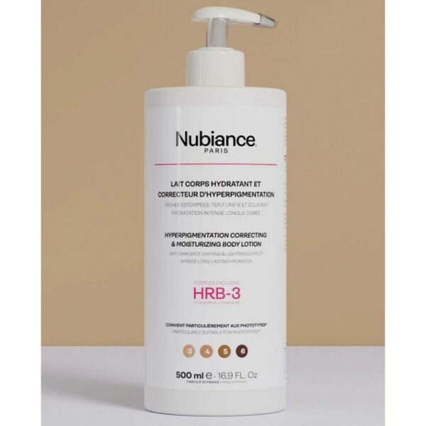 NUBIANCE LAIT CORPS HYDRATANT CORRECTEUR D'HYPERPIGMENTATION 500ML