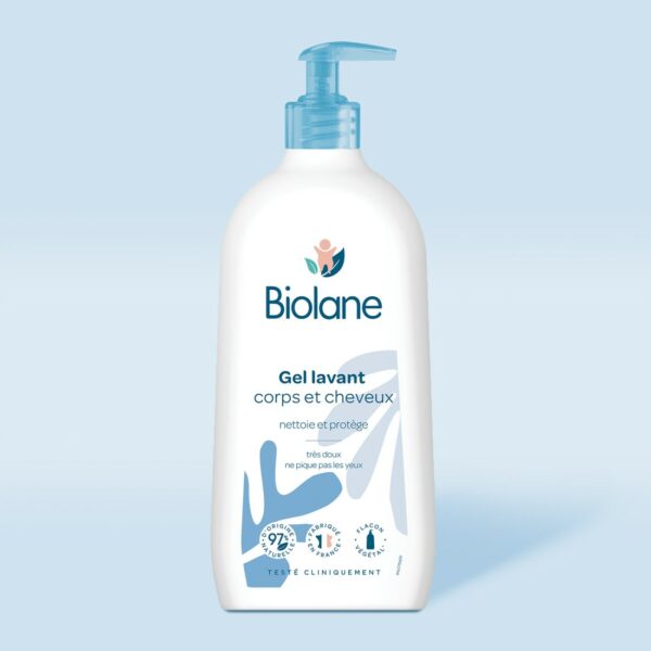 BIOLANE GEL CORPS ET CHEVEUX 2 EN 1 750ML