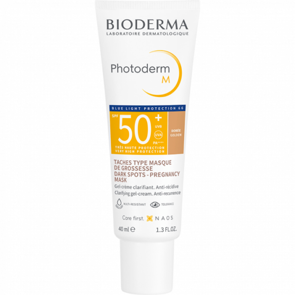 BIODERMA PHOTODERM M GEL CREME TEINTE DOREE SPF50+ 40ML