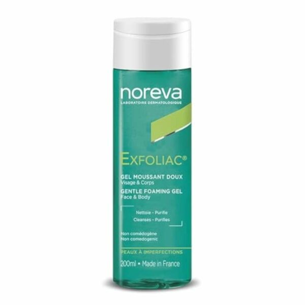 NOREVA EXFOLIAC GEL MOUSSANT DOUX 200ML