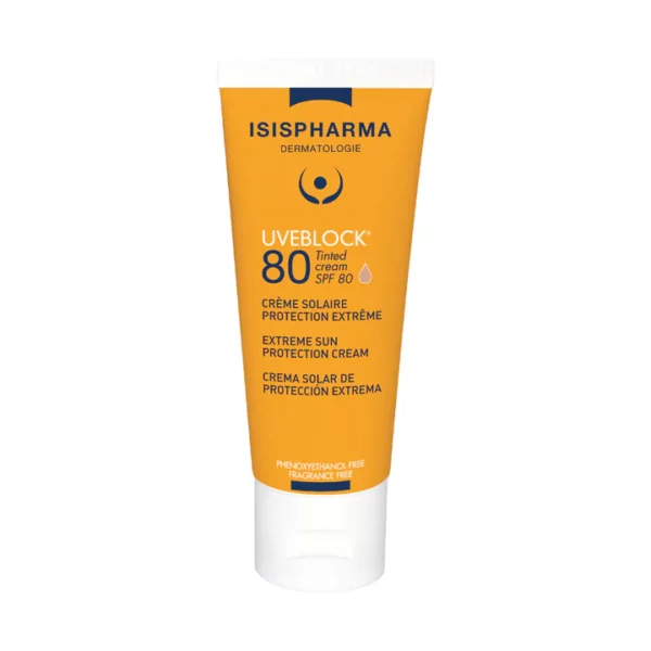 ISISPHARMA UVEBLOCK ECRAN SPF 80 TEINTE 40ML