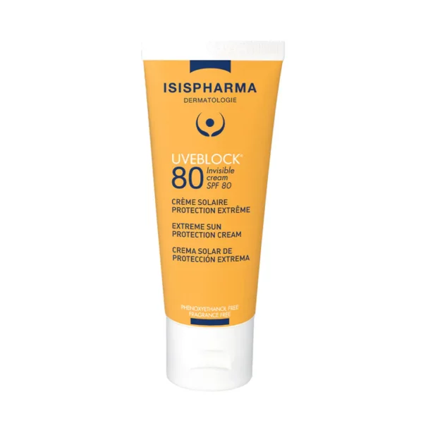 ISISPHARMA UVEBLOCK CREME SPF80 INVISIBLE 40ML