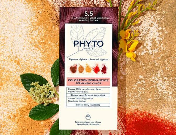 PHYTO PHYTOCOLOR 5.5 CHATAIN CLAIR ACAJOU