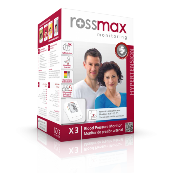 ROSSMAX Tensiomètre X3+Adaptateur Gratuit