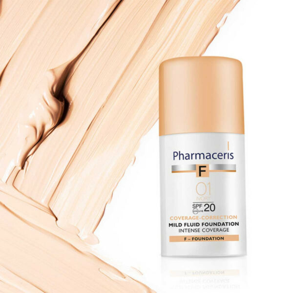 PHARMACERIS F FOND DE TEINT SPF 50+ (IVORY 1) 30ML