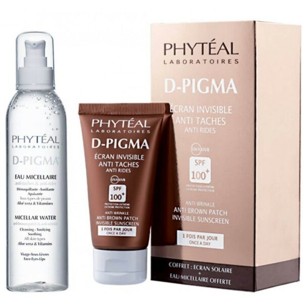 PHYTEAL DPIGMA ECRAN INVISIBLE SPF100+EAU MICELLAIRE A L'ALOE VERA 150ML (OFFERTE)