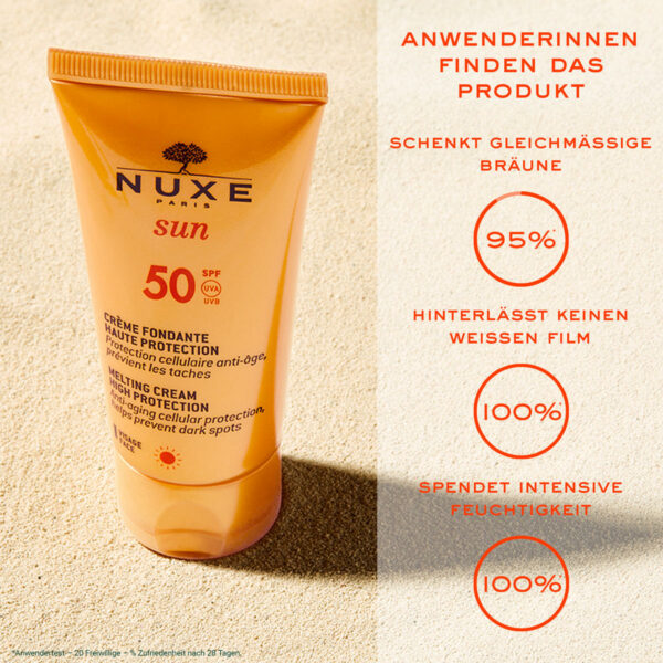 NUXE SUN CREME FONDANTE VISAGE SPF50+ 50ML