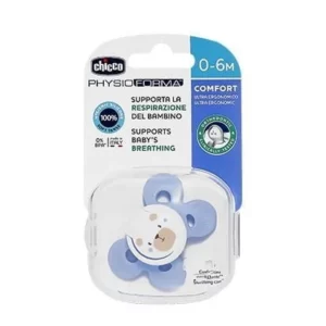 CHICCO SUCETTE PHYSIO COMFORT SILICONE 0-6M+ – Image 2