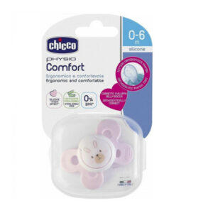 CHICCO SUCETTE PHYSIO COMFORT SILICONE 0-6M+