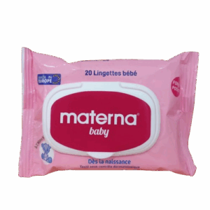 MATERNA LINGETTES FORMAT POCKET BOITE DE 20
