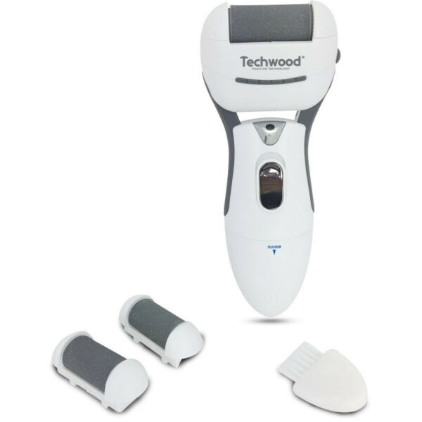 TECHWOOD RÂPE ELECTRIQUE ANTI-CALLOSITÉ TRE-107 / BLANC