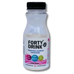 YOUNG HEALTH - FORTY DRINK PREPARATION PROTEINEE INSTANTANEE AROME FRAISE 49.3 GR