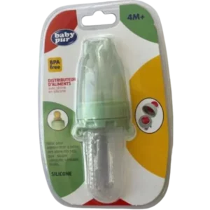 BABY PUR - DISTRIBUTEUR D'ALIMENTS AVEC CUILLERE EN SILICONE 4M+