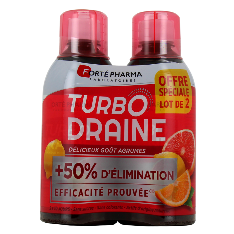 FORTE PHARMA TURBODRAINE MINCEUR ARGRUMES 500ML( -50% SUR LE 2 EME )