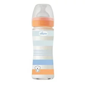CHICCO BIBERON WELL-BEING EN VERRE FLUX LENT 0M+ 240ML