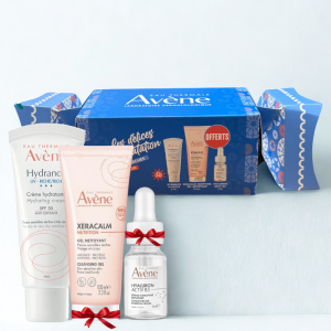 AVENE COFFRET DELICE HYDRATATION HYDRANCE RICHE UV 50ML+GEL XERACALM 100ML(OFFERT)+SERUM HYALURON ACTIV B3 10ML(OFFERT)