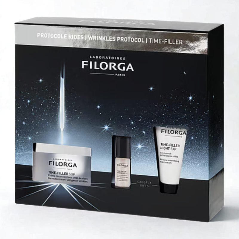 FILORGA TIME FILLER 5XP COFFRET PROTOCOLE RIDES+(GIFTS OFFERT)