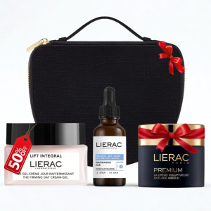 LIERAC COFFRET SERUM ANTI TACHES 30ML+LIFT INTEGRAL LE GEL CREME 50ML (-50%)+PREMIUM CREME VOLUPTUEUSE 15ML (OFFERT)