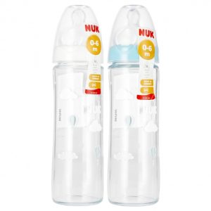 NUK BIBERON VERRE NEW CLASSIC 0-6M 240ML