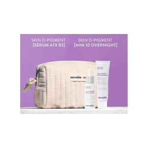 SENSILIS SKIN D-PIGMENT [SERUM ATX B3] 30ML+D-PIGMENT [AHA10 OVERNIGHT] 30ML(-50%)+TROUSSE (OFFERT)