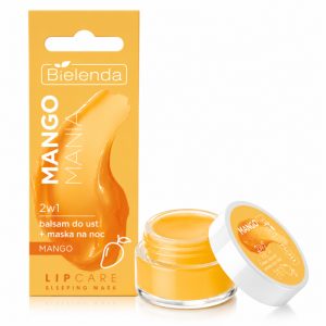 BIELENDA LIP CARE MASQUE DE NUIT+BAUME 2EN1 EXTRAIT DE MANGUE & BEURRE DE KARITE 10G