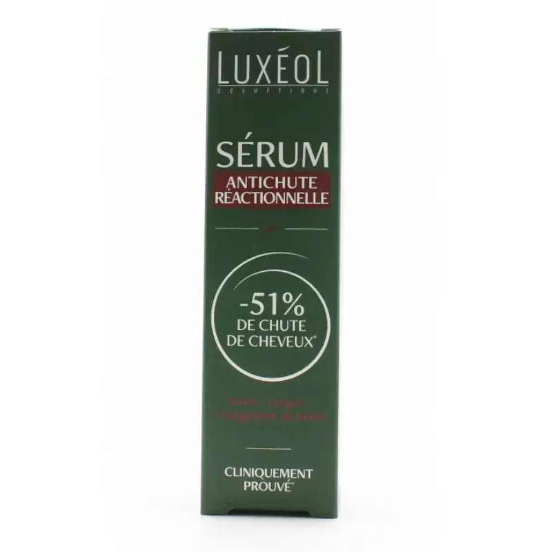 LUXÉOL - Sérum Antichute Réactionnelle : Soin Anti-Chute Capillaire - 50ml